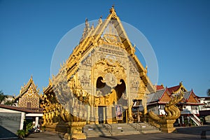 Wat SriPanTon temple at Nan Province, Golden Temple, attractions Thailand