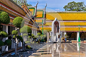 Wat Suthat buddist temple, Bangkok