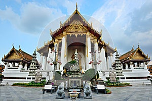 Wat Suthat or Wat Suthat Thep Wararam, Bangkok,Thailand.