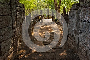 Wat temple in Kamphaeng Phet Historical Park Thailand