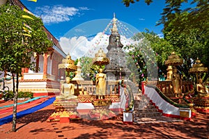 Wat That Temple, Vang Vieng. Laos