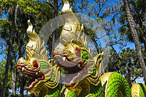 Wat Thai Temple Dragons