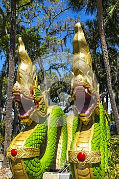 Wat Thai Temple Dragons