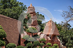 Wat tham Pu Wa temple in the cave in Kanchanaburi, Thailand