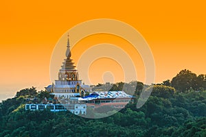 Wat Thaton in the sunset