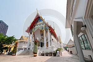 Wat that thong temple. Famous in bangkok.