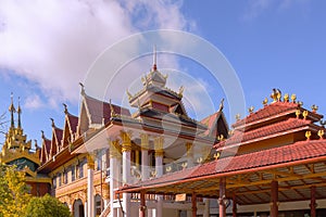 Wat Wang Wiwekaram, most revered Buddhist temple in Sangkhla Bur