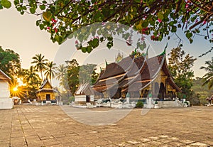 Wat Xieng Thong Golden City Temple in Luang Prabang, Laos. Xie