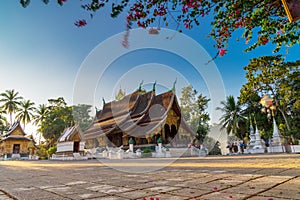 Wat Xieng Thong Golden City Temple in Luang Prabang, Laos. Xie