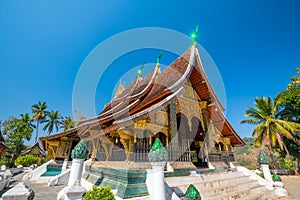 Wat Xieng Thong, the most popular temple in Luang Pra bang