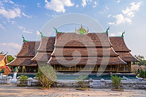 Wat Xieng thong temple in Luang Pra bang, Laos