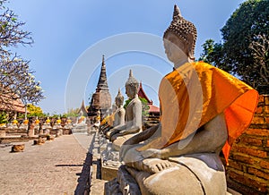 Wat Yai Chai Mongkhon, Ayutthaya, central of thailand