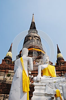 Wat Yai Chai Mongkol (Mongkhon) in Ayutthaya.