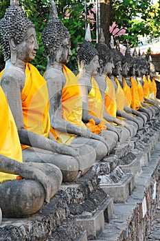 Wat Yai Chaimongkol , Ayutthaya , Thailand