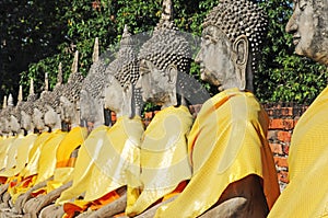 Wat Yai Chaimongkol , Ayutthaya , Thailand