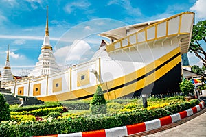 Wat Yan Nawa temple in Bangkok, Thailand