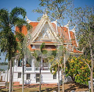 Wat Yan Sang, landmark for tourist at Pattaya, Thailand. Most favorite landmark for travel