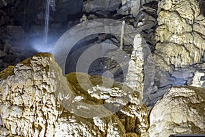 Appearance of stalagmites photo