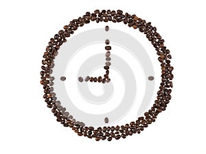 watch of coffee beans