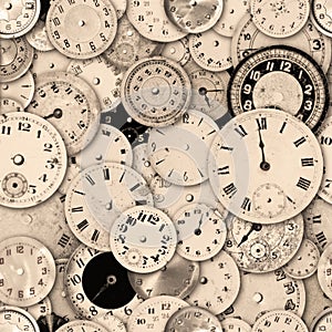 Watch Faces Sepia Repeating Background