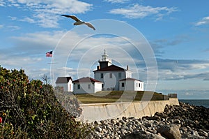 Watch Hill Lighthouse in Westerly, Rhode island