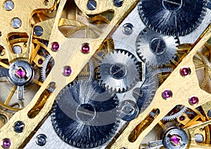 Watch mechanism photo