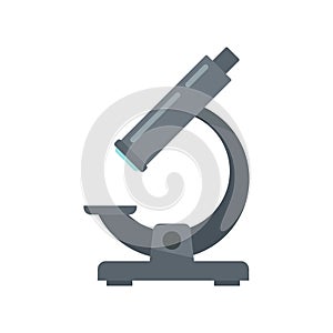 Watch repair microscope icon flat isolated vector