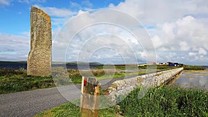 The Watch Stone in Orkney, Scotland