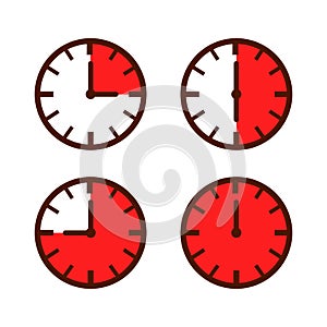 Watch Time Laps Simple Icon