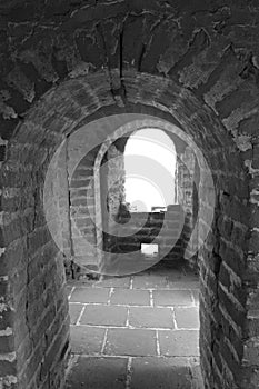 Watch tower at the Great Wall of Badaling in Beijing