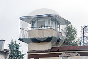 Watch tower of maison d`arret which hold prisoners awaiting trial or sentencing photo