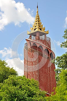 Watch Tower in Mandalay Palace