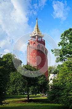 Watch Tower in Mandalay Palace, Mandalay, Myanmar