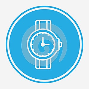 Watch vector icon sign symbol