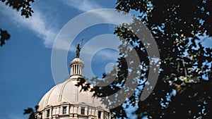 The Watcher statue over the Oklahoma Capitol Building