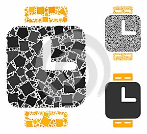 Watches Composition Icon of Bumpy Items