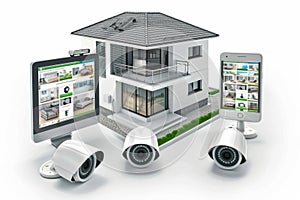 Watchful smart surveillance cameras use modern technology for secure network monitoring and remote authentication.