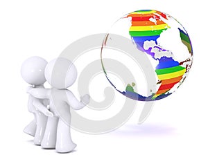 Watching a diverse earth