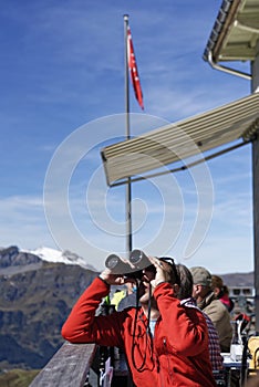 Eigergletscher platform, Switzerland