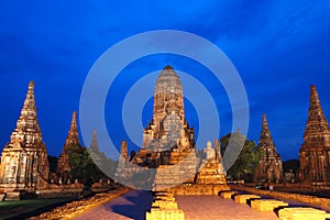 watchiwattanaram temple in Ayutthaya Thailand