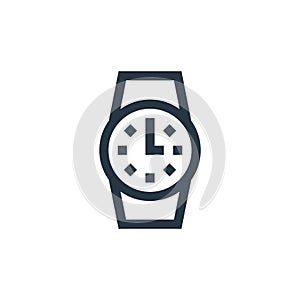 watchmaking icon vector from handcrafts concept. Thin line illustration of watchmaking editable stroke. watchmaking linear sign