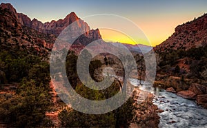 The Watchman at Sunset, Zion National Park, Utah