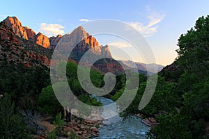 Watchman Towers over the Virgin River