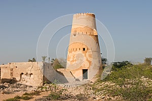 A Watchtower in Al Jazirat Al Hamra