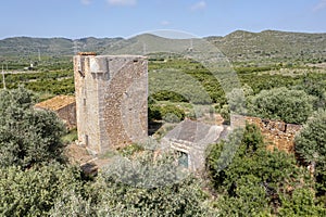 Watchtower Carmelet vigia in Cabanes of Castellon