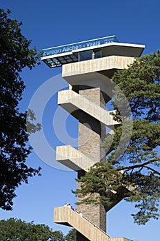 Watchtower at highest point in the Netherlands, Vaals