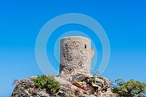 Watchtower on the island of Mallorca