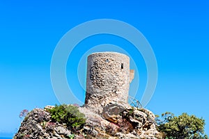 Watchtower on the island of Mallorca photo