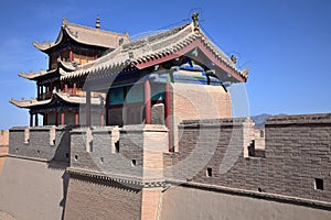 The Watchtower on the Jiayu Pass, west end of the Chinese Great Wall