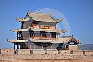 The Watchtower on the Jiayu Pass, west end of the Chinese Great Wall